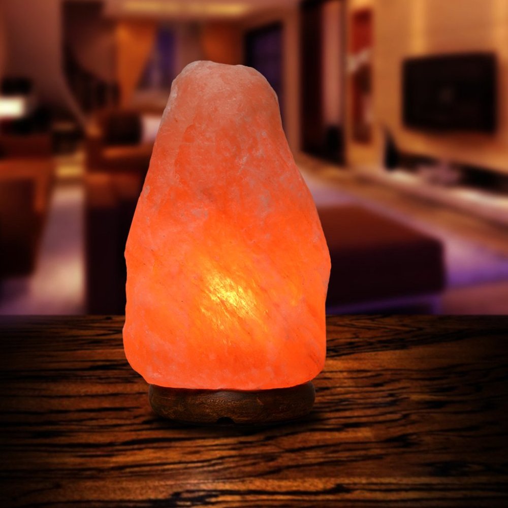 Himalayan Pink Salt Natural Lamp- Dimmer Switch- Unique Gift idea